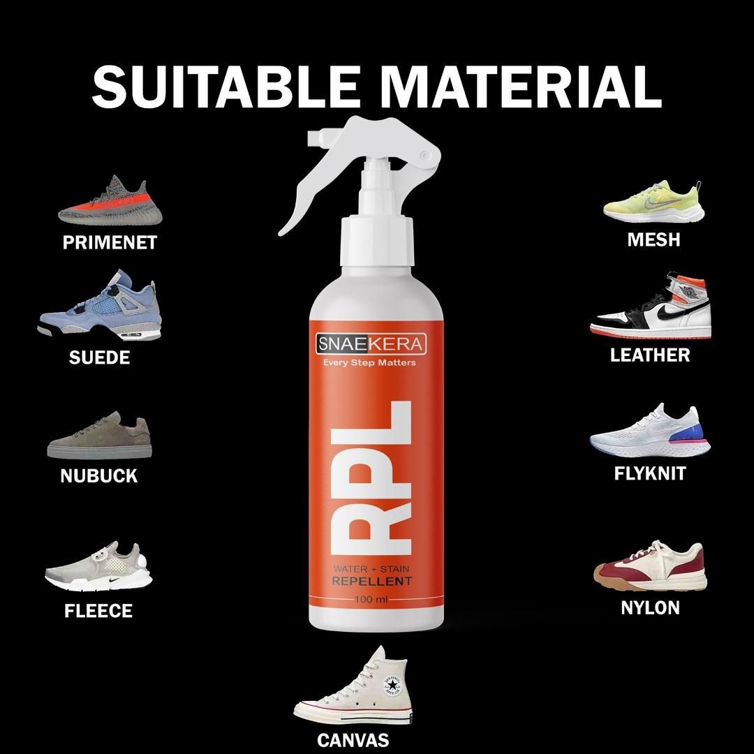 RPL Sneakera Every Step Matters Water Repellent Shoe Protector Spray 100ml (Pack of 2) – Long Lasting Protection for All Shoes